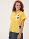 Рубашка желтая с декором | 5807091 | фото 3