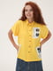 Рубашка желтая с декором | 5807091 | фото 5