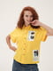Рубашка желтая с декором | 5807091 | фото 6