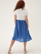 Платье голубое с рисунком | 5807112 | фото 4