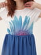 Платье голубое с рисунком | 5807112 | фото 6