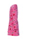 Сукня рожева з принтом утеплена | 5806515 | фото 3