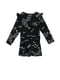 Платье черное с принтом утепленное | 5806516 | фото 2