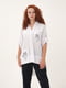 Рубашка-туника белая с рисунком | 5776858 | фото 12