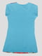 Туніка-сукня блакитна в принт | 5787313 | фото 2