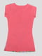 Туника-платье кораллового цвета в принт | 5787325 | фото 2