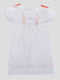 Туника-платье белая в принт | 5787523 | фото 2