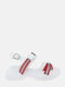 Босоніжки білі зі вставками-смужками | 5802556 | фото 4