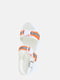 Босоніжки білі зі вставками-смужками | 5802557 | фото 6