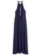 Платье А-силуэта темно-синее | 5808202 | фото 2