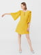 Сукня А-силуету жовта | 5808475 | фото 2