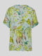 Блуза бірюзова з принтом | 5808702 | фото 4