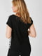 Блуза черно-белая в анималистический принт | 5808757 | фото 2