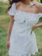 Сукня біла в принт | 5809100 | фото 4