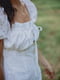 Платье белое в принт | 5809100 | фото 8