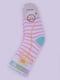 Шкарпетки комбінованого кольору в смужку і в квітковий принт | 5792814 | фото 2