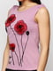 Платье комбинированного цвета с цветочной аппликацией | 5793297 | фото 3