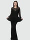 Сукня чорна з візерунком | 5793704 | фото 3