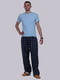 Штани піжамні сині картаті | 5794794 | фото 2