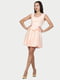 Платье персикового цвета с узором | 5796359 | фото 6