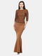 Сукня карамельного кольору з візерунком | 5796372 | фото 4