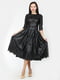 Платье черное с декором | 5797101 | фото 5