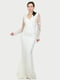 Платье белое с узором | 5797335 | фото 5