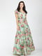 Сукня комбінованого кольору в квітковий принт | 5797362 | фото 4