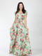 Сукня комбінованого кольору в квітковий принт | 5797362 | фото 5