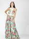 Сукня комбінованого кольору в квітковий принт | 5797363 | фото 4