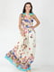 Сукня комбінованого кольору в квітковий принт | 5797365 | фото 4