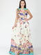 Сукня комбінованого кольору в квітковий принт | 5797365 | фото 2