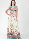 Сукня комбінованого кольору в квітковий принт | 5797365 | фото 3