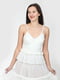 Платье белое с узором | 5798044 | фото 2
