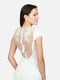 Платье белое с узором | 5798046 | фото 2