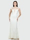 Платье белое с узором | 5798046 | фото 3