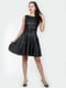 Платье черное с узором | 5798073 | фото 5