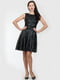 Платье черное с узором | 5798073 | фото 6