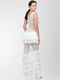 Платье белое с узором | 5798222 | фото 2