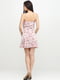Платье розовое в цветочный принт | 5810270 | фото 2