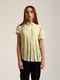 Блуза комбінованого кольору в принт | 5810328 | фото 2