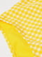 Труси купальні жовті в клітинку | 5818899 | фото 2