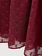 Платье бордовое с декором | 5819481 | фото 4