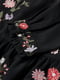 Сукня чорна з квітковою вишивкою | 5819616 | фото 2