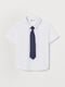 Рубашка белая с галстуком | 5820252