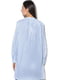 Рубашка бело-синяя в полоску | 5819831 | фото 2