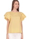 Блуза желтая в полоску | 5820034 | фото 2