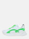 Кроссовки бело-зеленые | 5821186 | фото 2