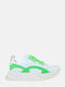 Кроссовки бело-зеленые | 5821186 | фото 4