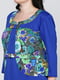 Сукня синя в квітковий принт | 5823150 | фото 3